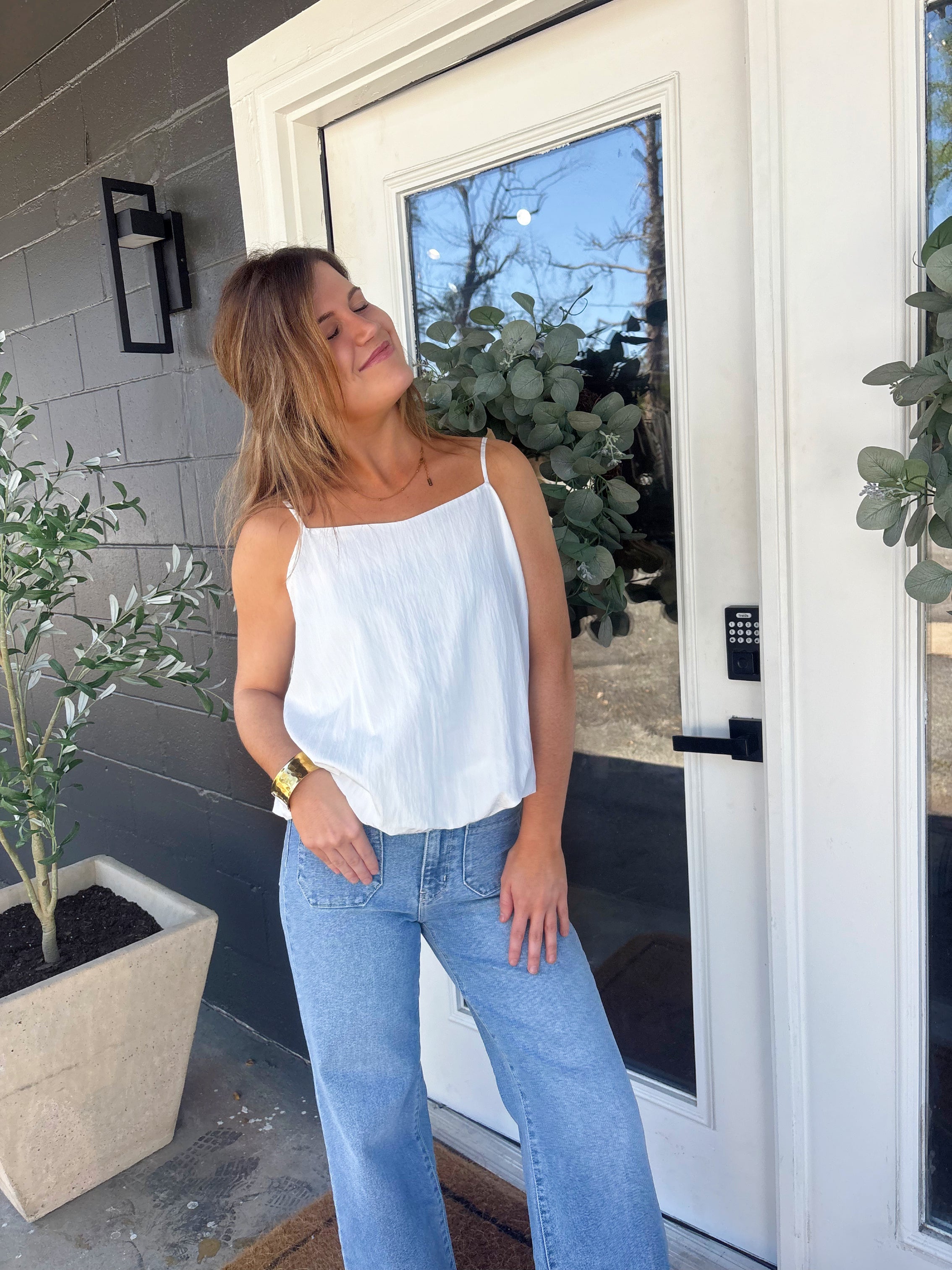 Bubble Hem Tank