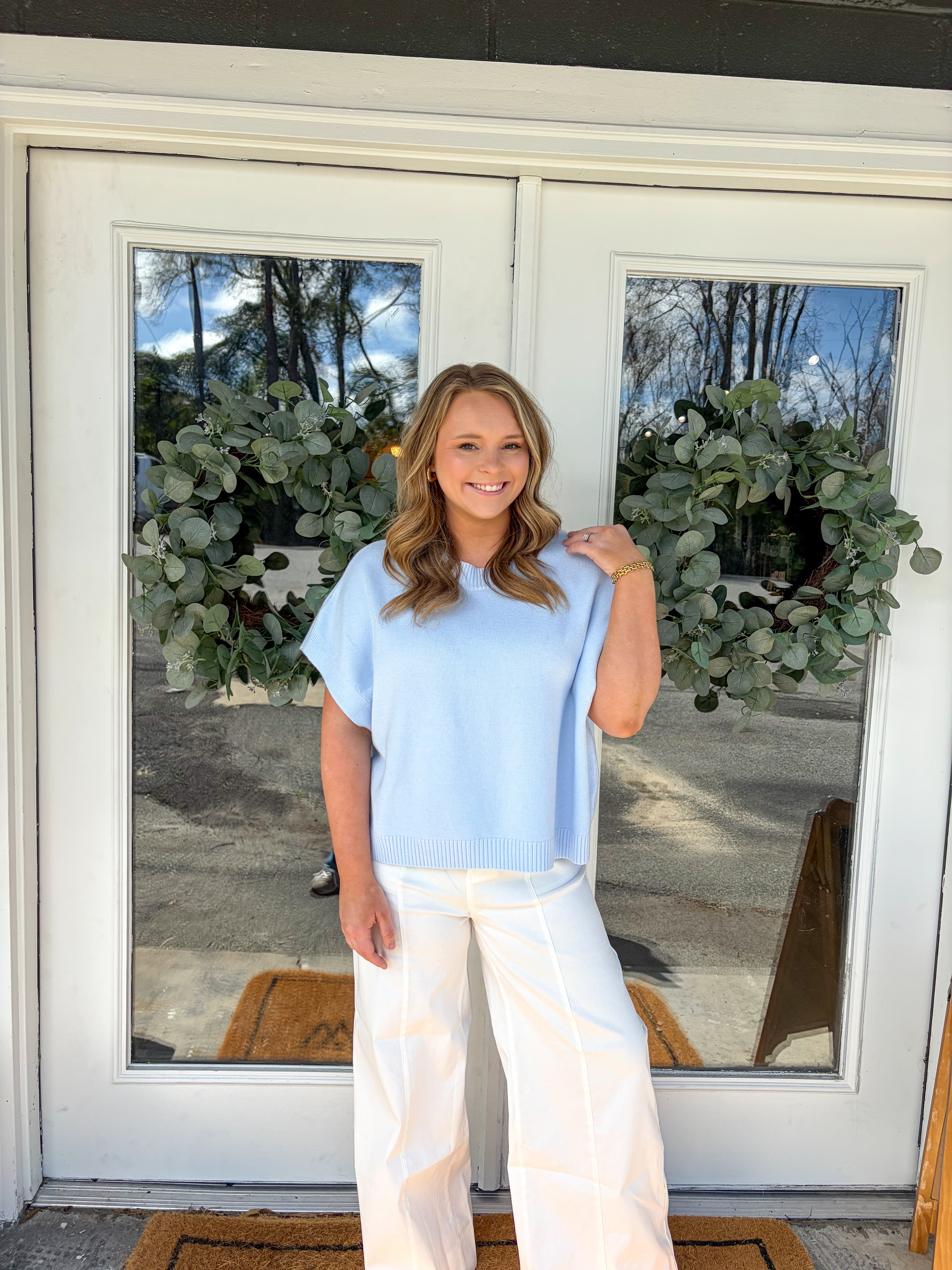 Drop Shoulder Sweater