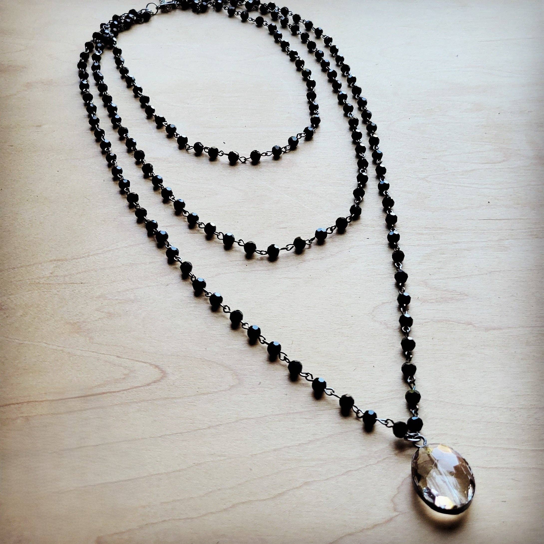 Glass Beaded Triple Strand