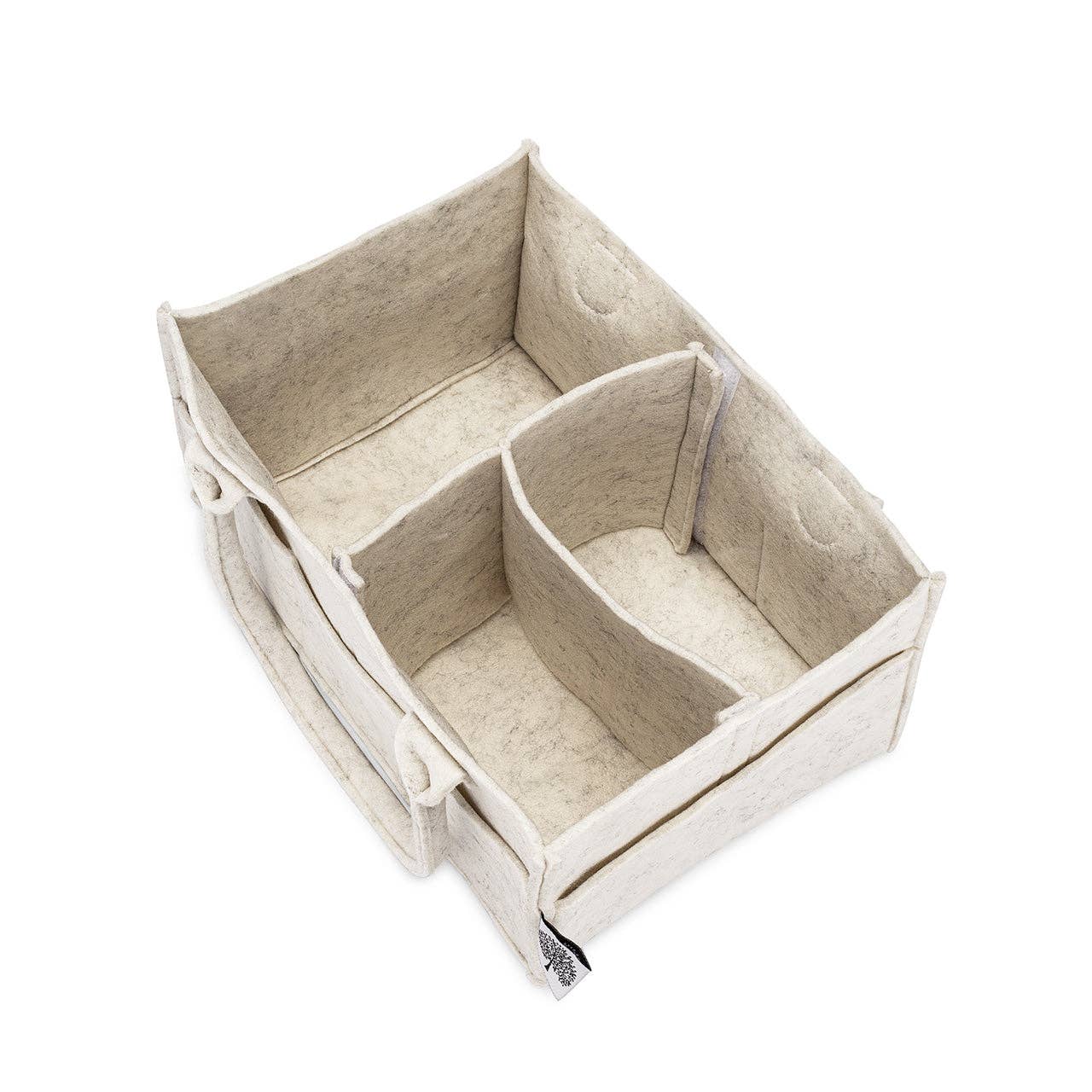 Parker Baby | 
Small Diaper Caddy in White