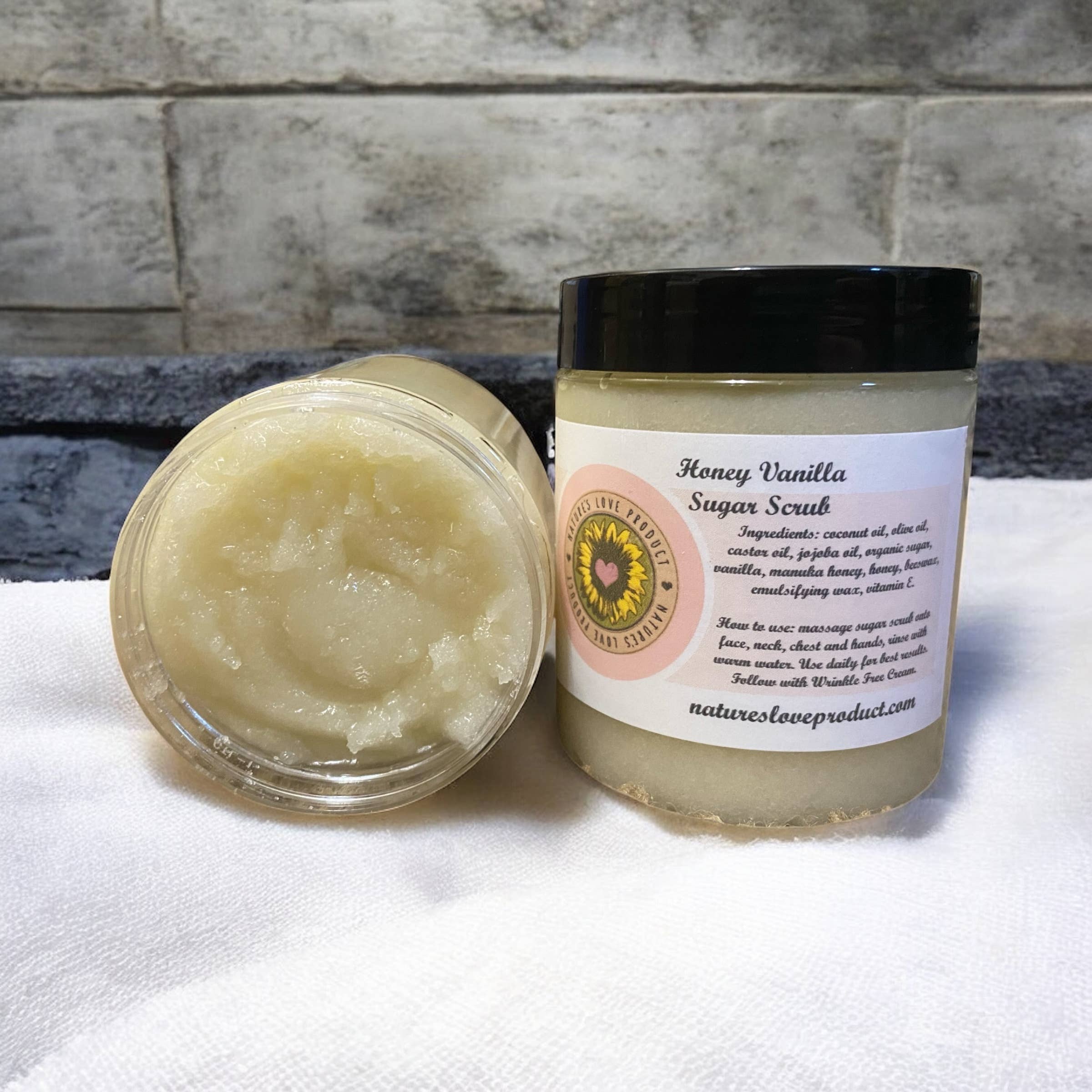 Honey Vanilla Sugar Face Scrub 