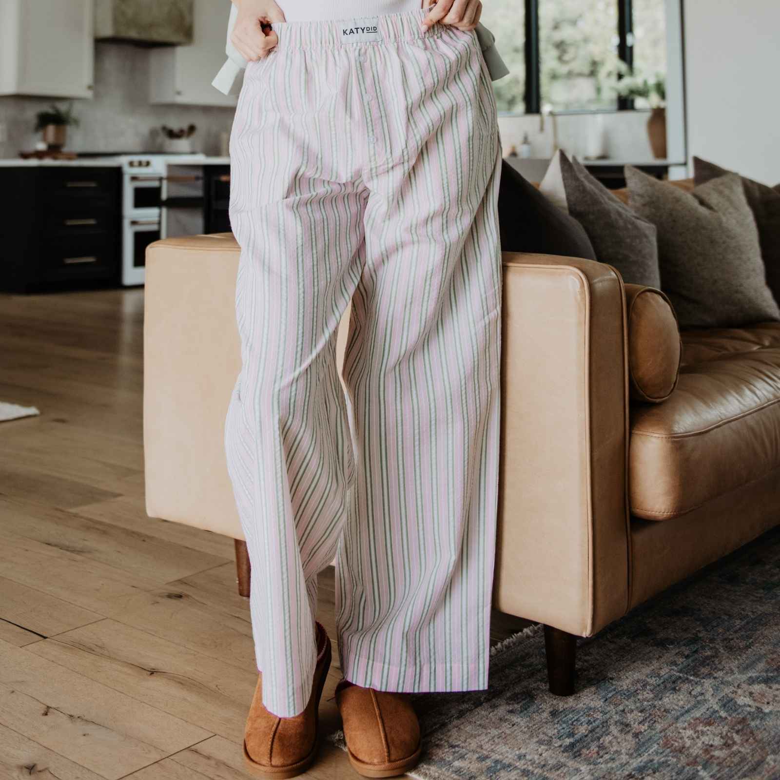 Striped Boxer Pants