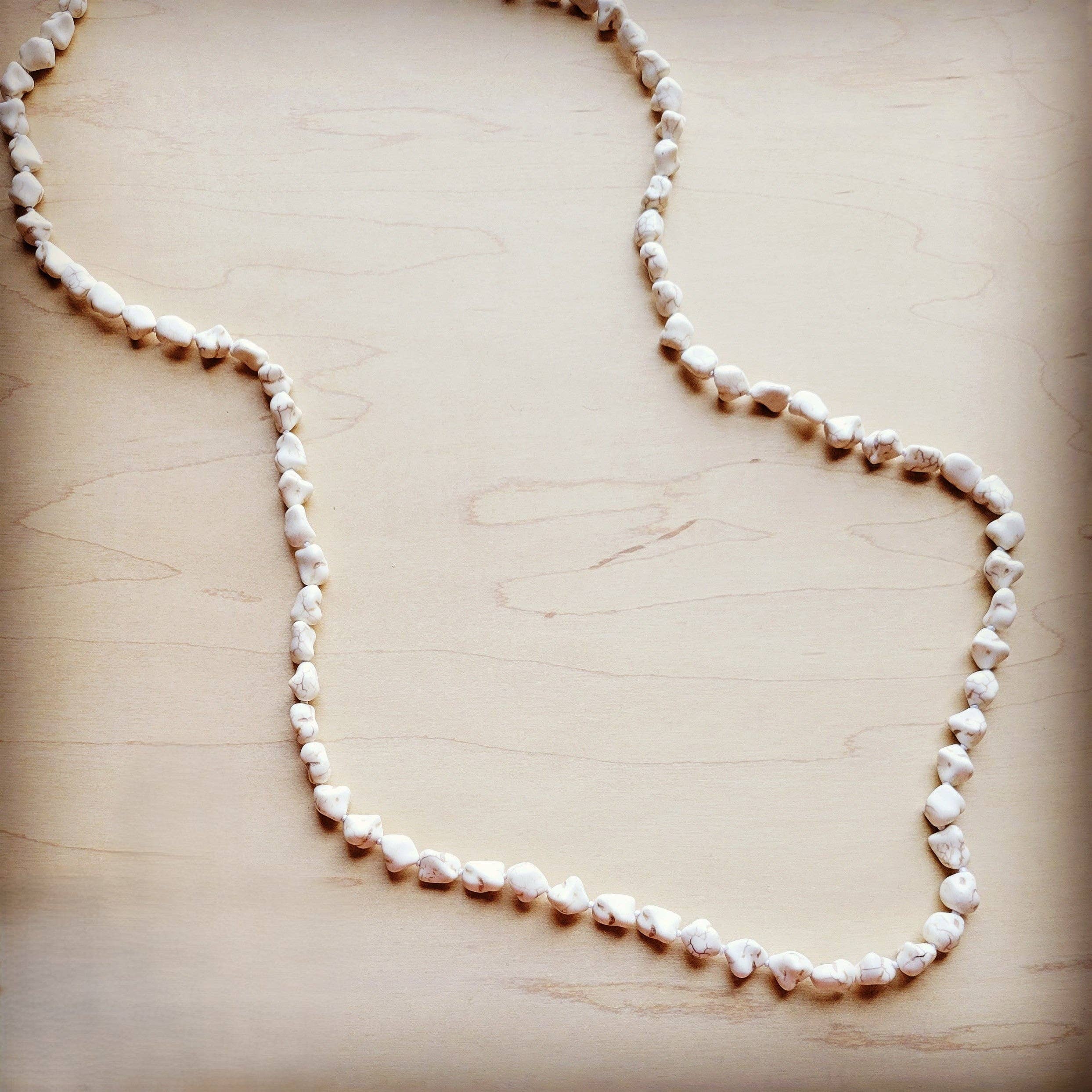 White Turquoise Layering Necklace