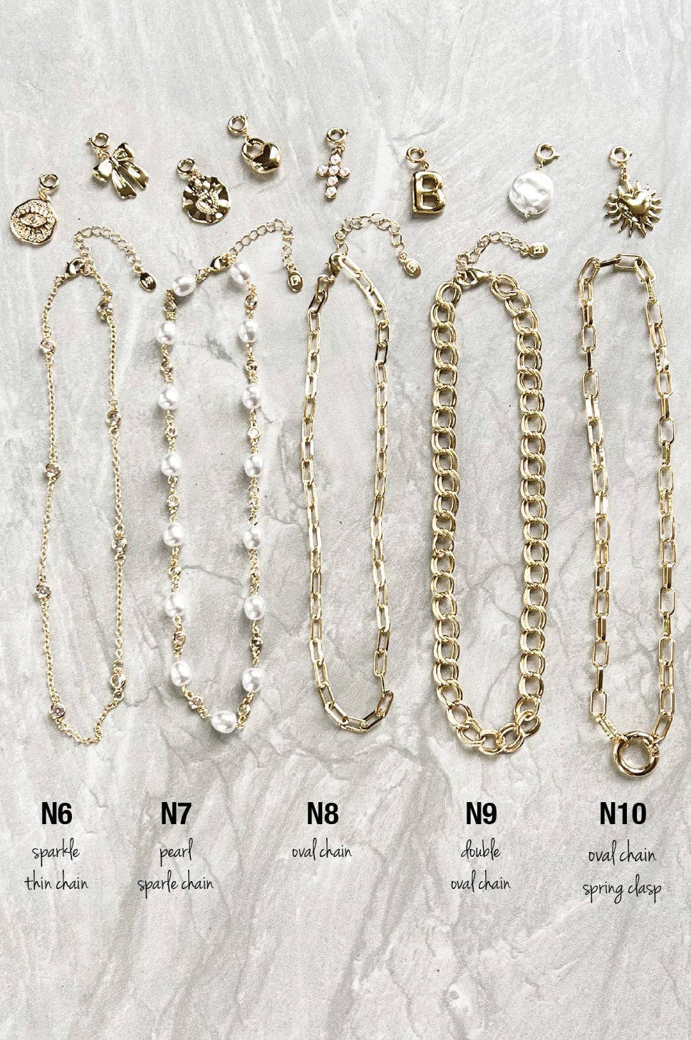 Gold Short Necklaces