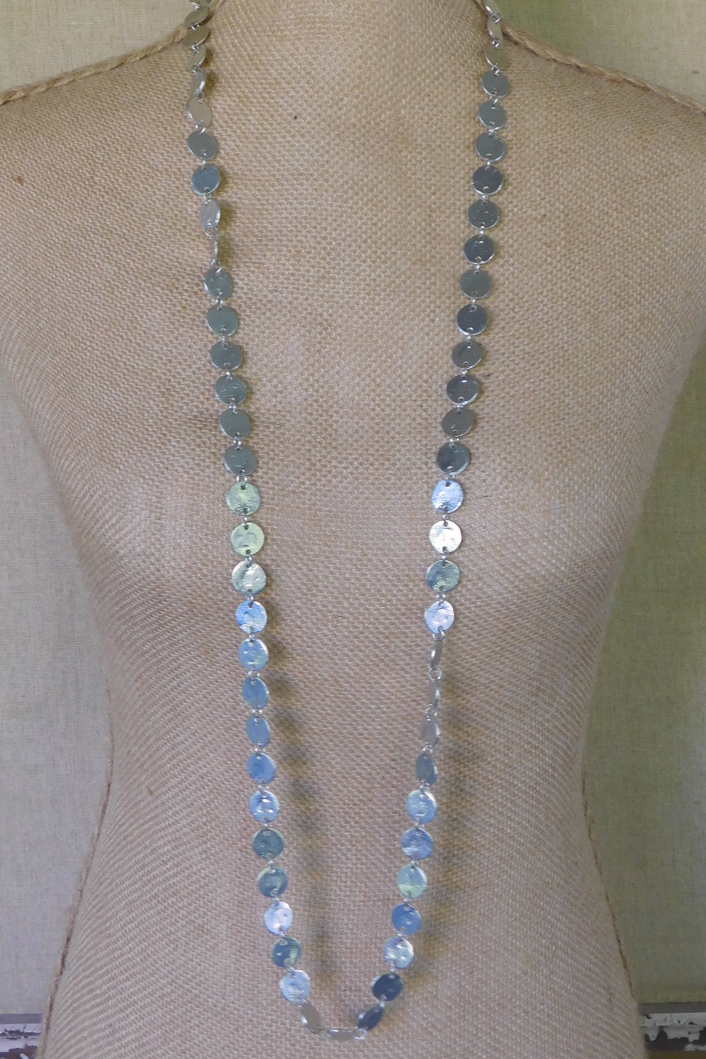 Shimmering Coins Chain Necklace