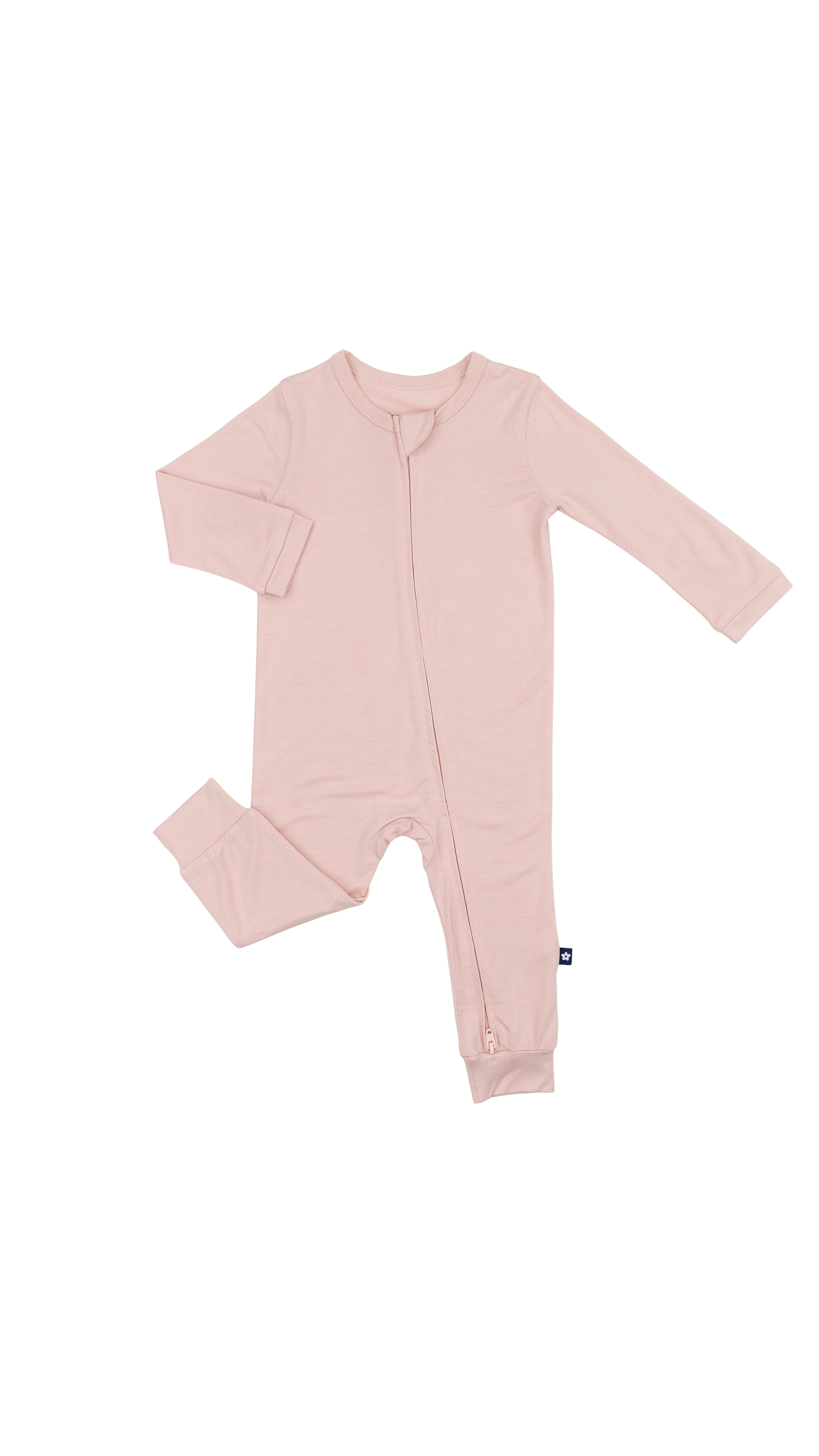 Zip Romper in Rose